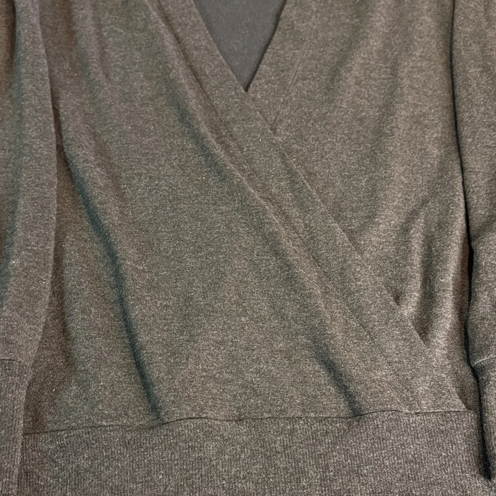 Athleta Brown Wrap Top - Picture 3 of 4